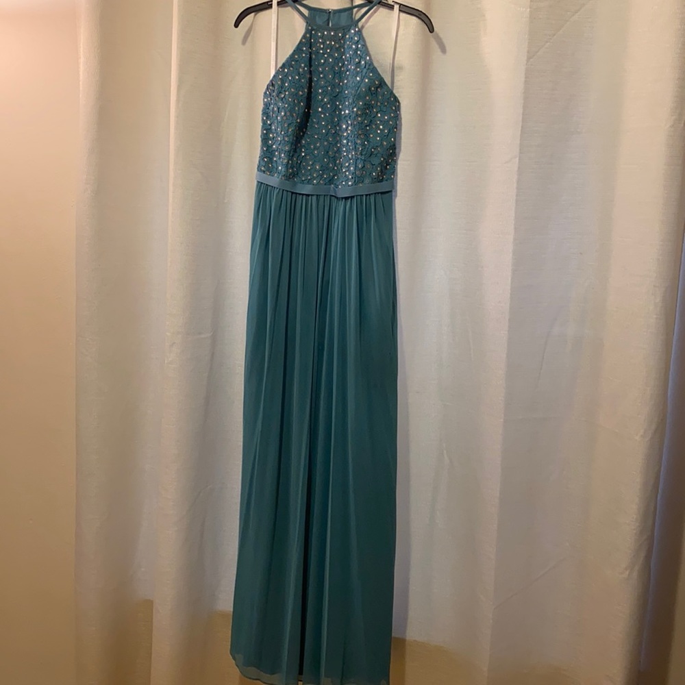Teal gown
